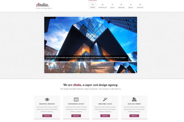 Andia Bootstrap Template