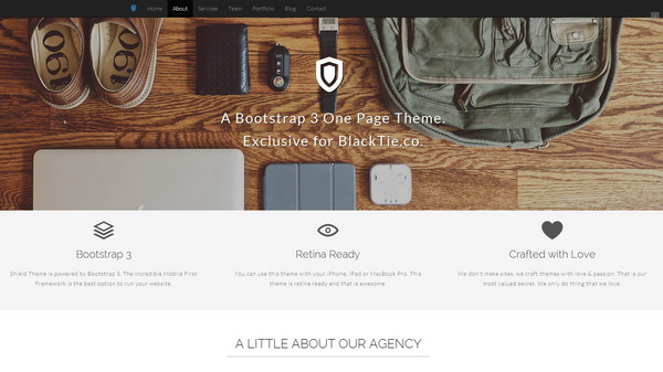 Shield Bootstrap Template