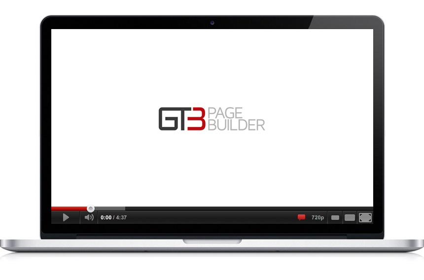 gt3 page builder plugin video