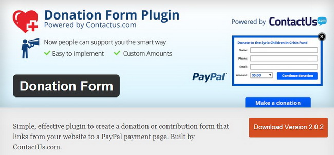 Donation Form