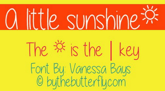 Little Sunshine Font