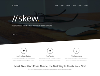 skew wordpress theme