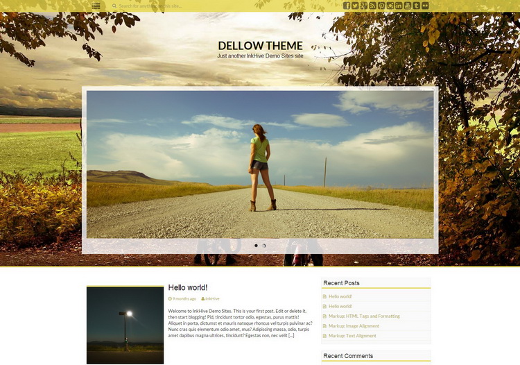 Dellow WordPress Theme