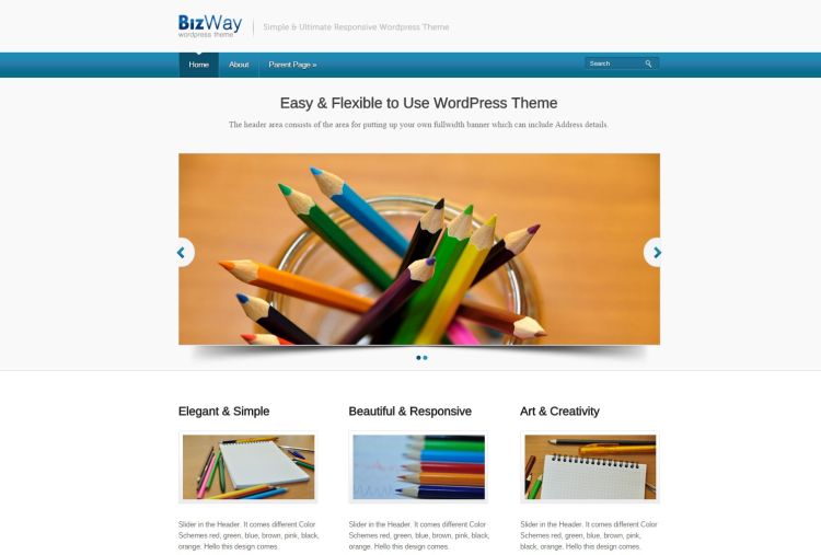 Bizway WordPress Theme