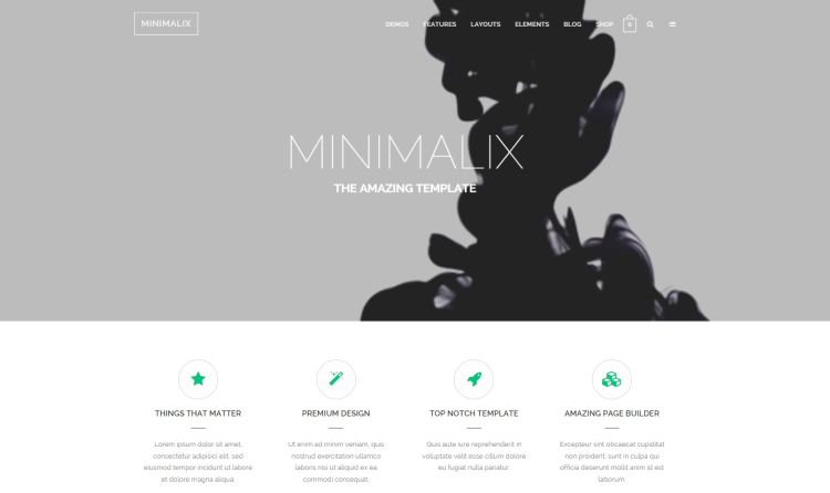 Minimalix WordPress Theme