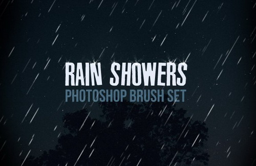 Rain Shower Brush Set