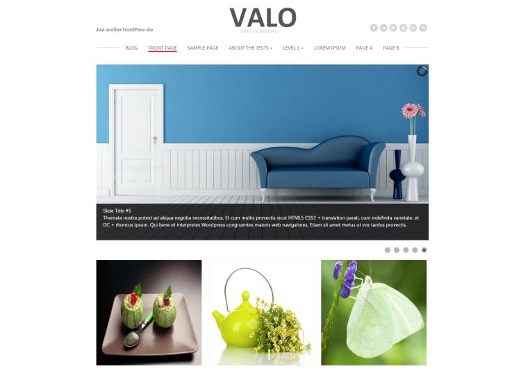 Valo WordPress Theme
