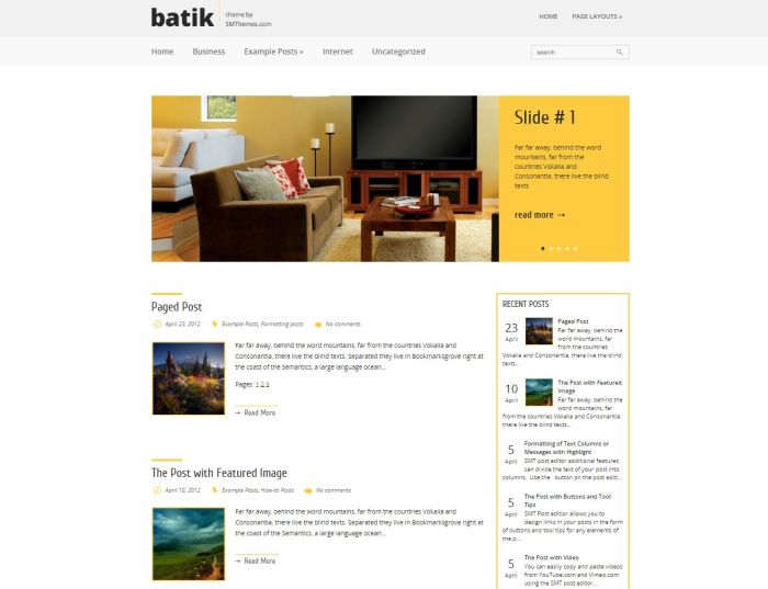 Batik WordPress Theme