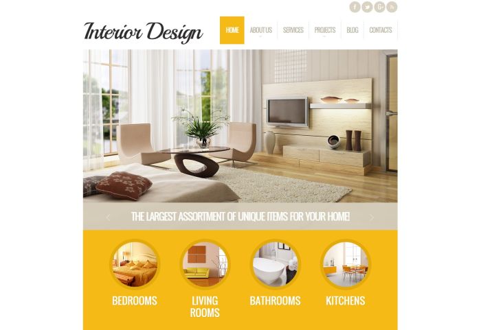 Elegant Interior Design WordPress Theme