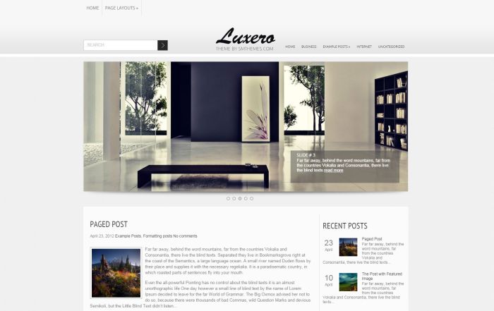 Luxero WordPress Theme