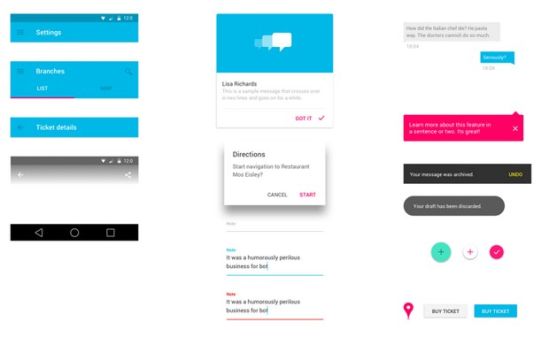 Android Material Design UI Kit