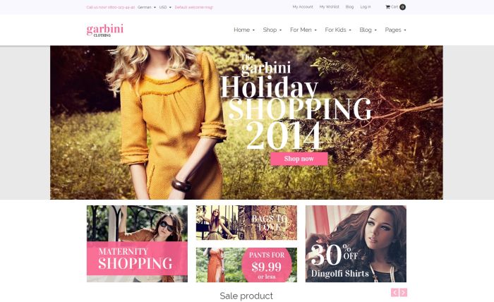 Garbini Magento Theme