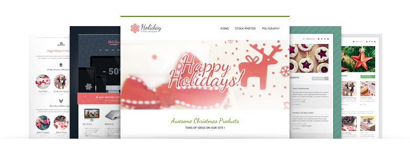 Special Offer from GT3Themes - Newsletter Templates Bundle for Coming Christmas