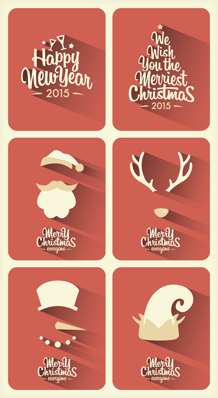 minimal christmas backgrounds with shadows