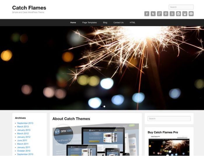 Catch Flames WordPress Theme