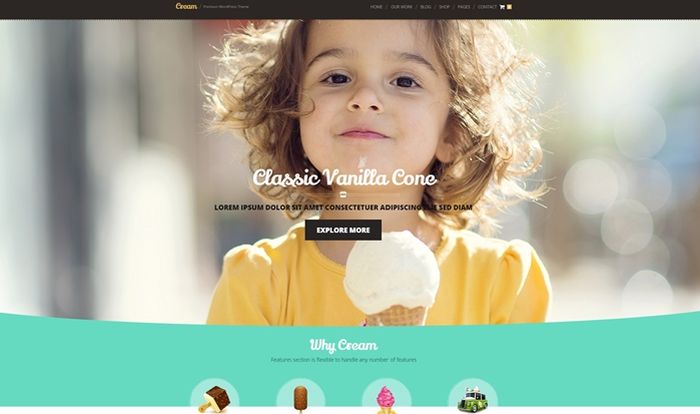 Cream WooCommerce WordPress Theme