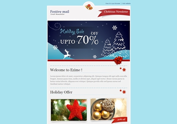 Festive Email Template