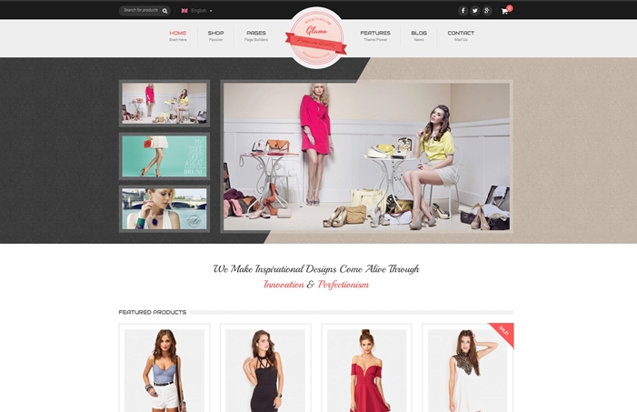 Glamo Responsive WordPress eCommerce Theme