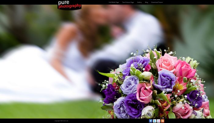 Pure Photography WordPress Theme