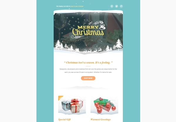 X’mas 2 Responsive Email Template