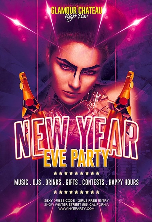 Year Eve Party Flyer