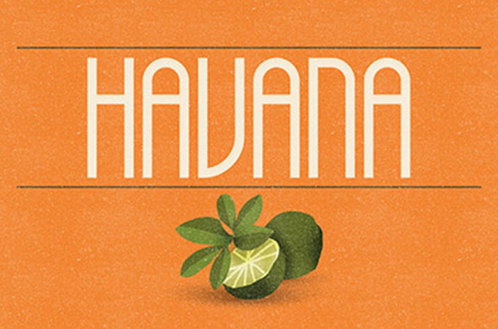 havana awesome serif free font