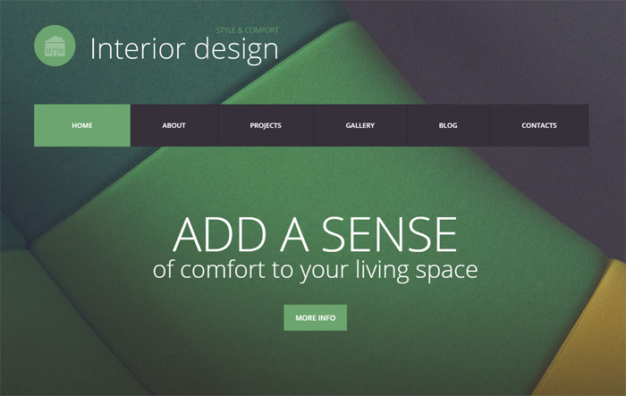 interior design responsive wordpress theme