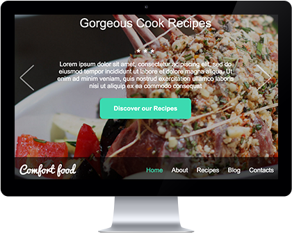food-website-template